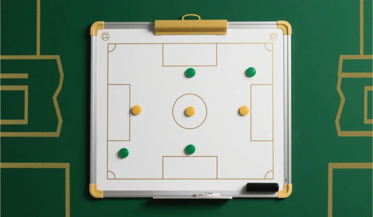 球队战术评估示意图